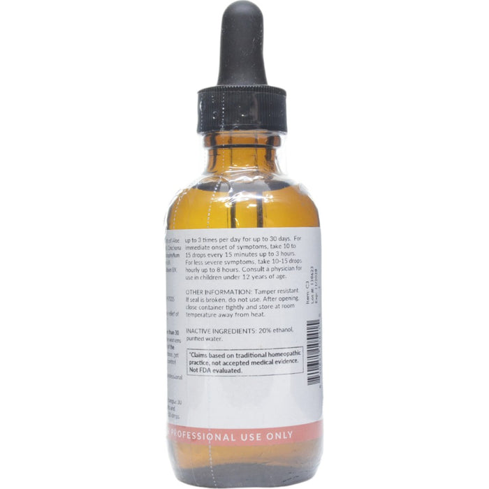 Professional Formulas Anti-Diarrhea Drops 2 oz directions and inactive ingredients label