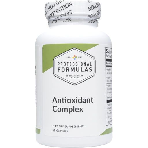 Professional Formulas Antioxidant Complex, 60 capsules, front of bottle
