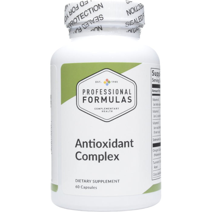 Professional Formulas Antioxidant Complex, 60 capsules, front of bottle