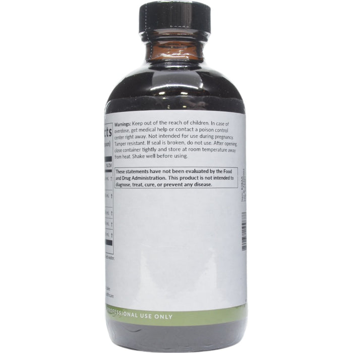 Professional Formulas Arctium Complex 8.4 oz warnings label