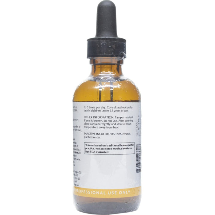 Professional Formulas Aspergillus Niger Nosode 2 oz directions and inactive ingredients label