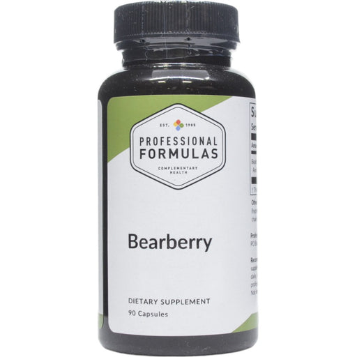 Professional Formulas Bearberry 500 mg, 90 capsules, front of bottle