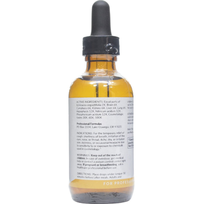 Professional Formulas Beautox 2 oz active ingredients label