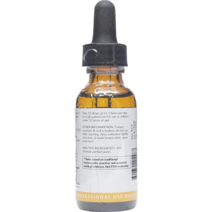Professional Formulas Bile Acids Combination 1 oz directions and inactive ingredients label