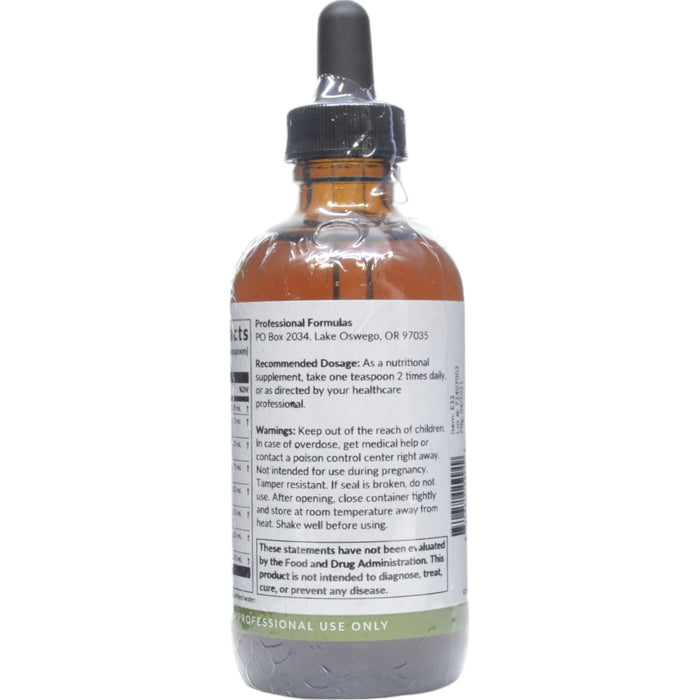 Professional Formulas BP Diuretic Formula 4 oz directions label