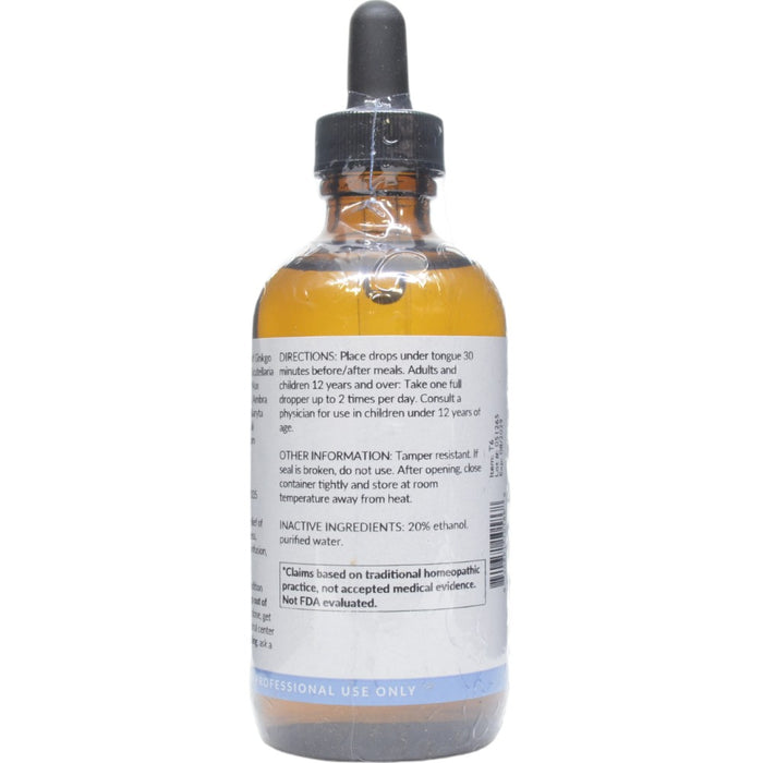 Professional Formulas Brain Enhancement Liquescence 4 oz directions and inactive ingredients label