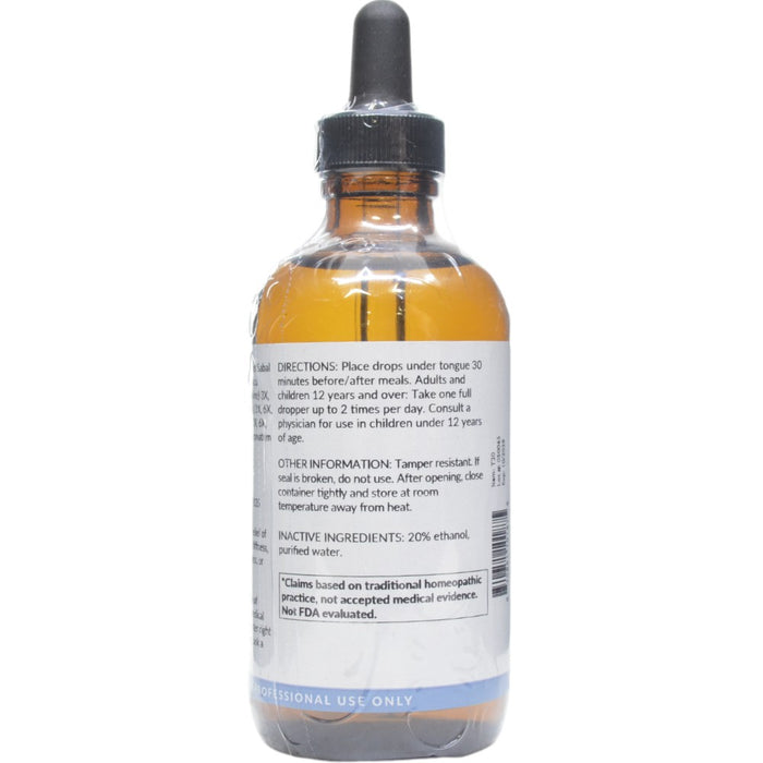 Professional Formulas Cartilage Liquesence 4 oz directions and inactive ingredients label