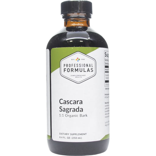 Professional Formulas Cascara Sagrada (Rhamnus purshiana), 8.4 oz, front of bottle
