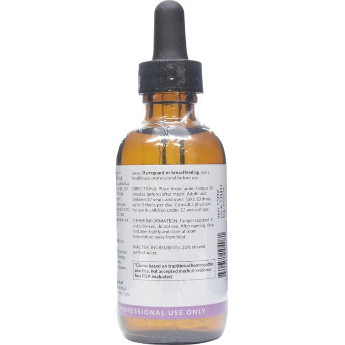 Professional Formulas Cell Salt Combination 2 oz directions and inactive ingredients label