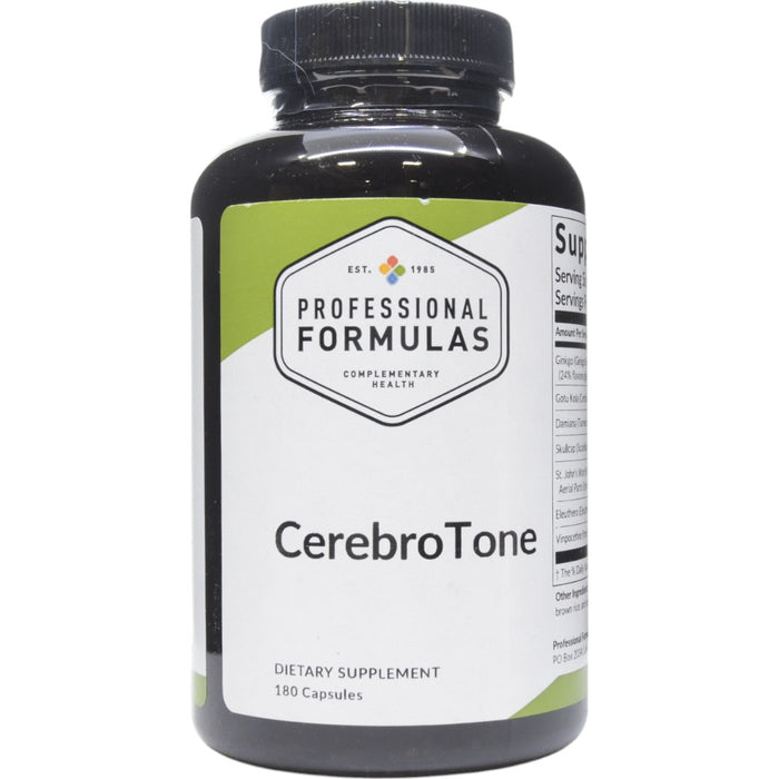 Professional Formulas CerebroTone, 180 capsules, front of bottle