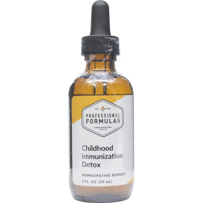 Professional Formulas Childhood Immunization Detox, 2 oz, front of bottle