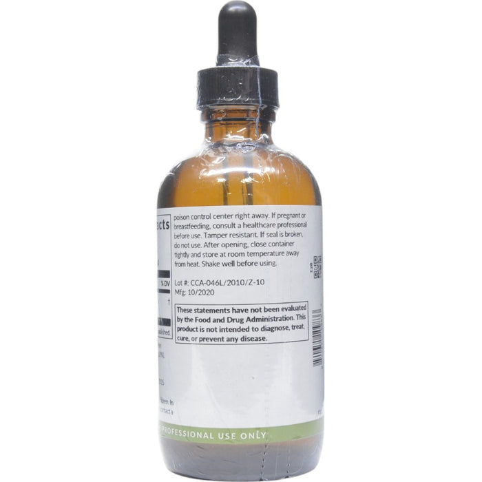 Professional Formulas Chlorella 4 oz warnings label