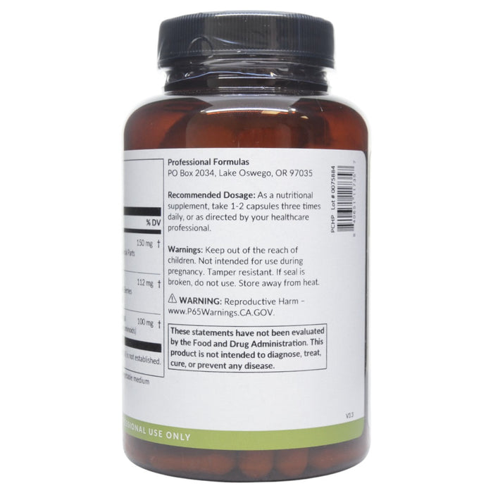 Professional Formulas CholestPlus 90 capsules suggested use label