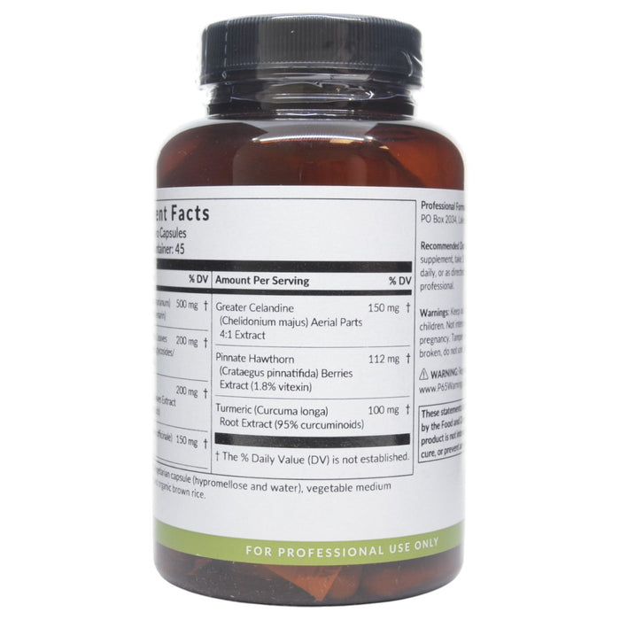 Professional Formulas CholestPlus 90 capsules supplement facts label, continued
