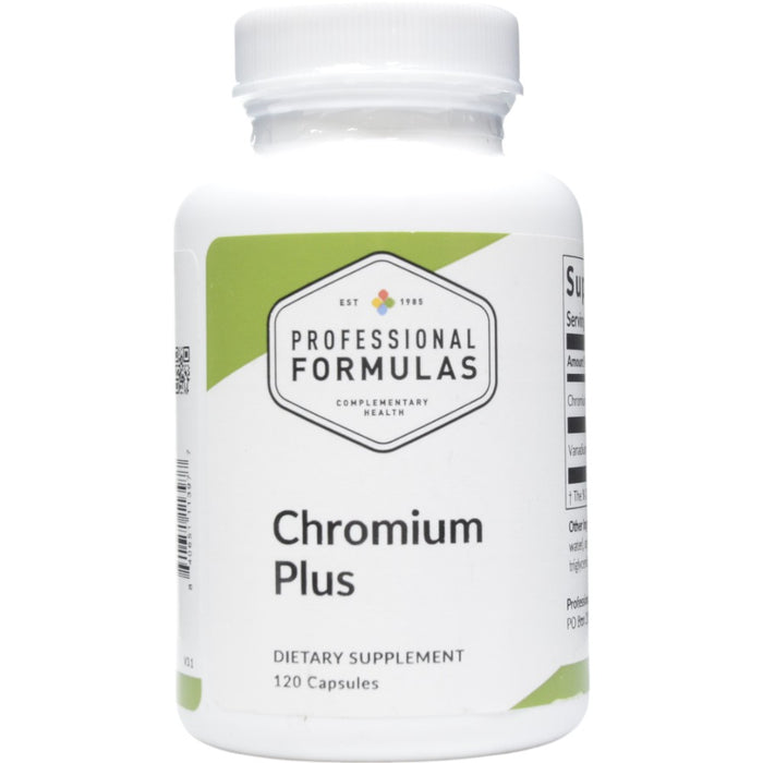 Professional Formulas Chromium Plus, 120 capsules, front of bottle