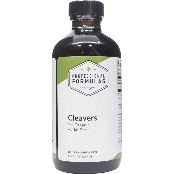 Professional Formulas Cleavers (Galium aparine), 8.4 oz, front of bottle