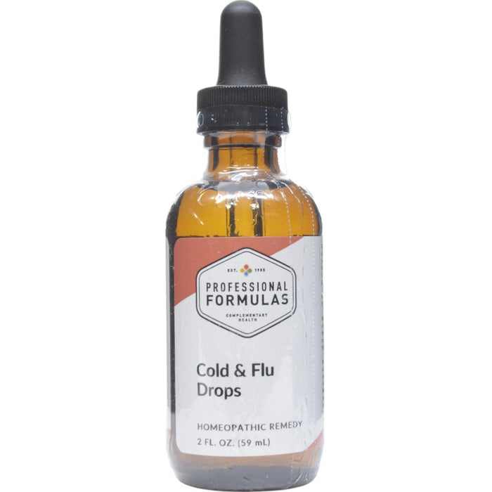 Professional Formulas Cold & Flu Drops, 2 oz, front of bottle