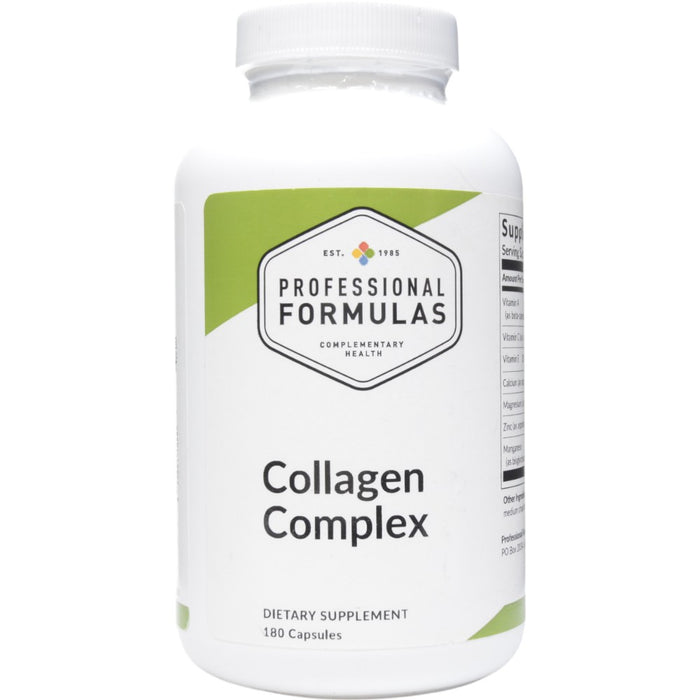 Professional Formulas Collagen Complex, 180 capsules, front of bottle