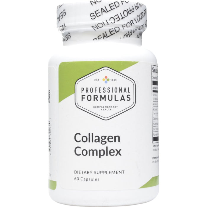 Professional Formulas Collagen Complex, 60 capsules, front of bottle