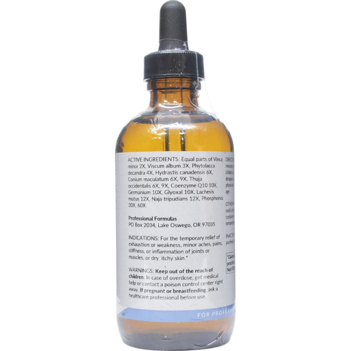 Professional Formulas Degex Liquescence 4 oz active ingredients label