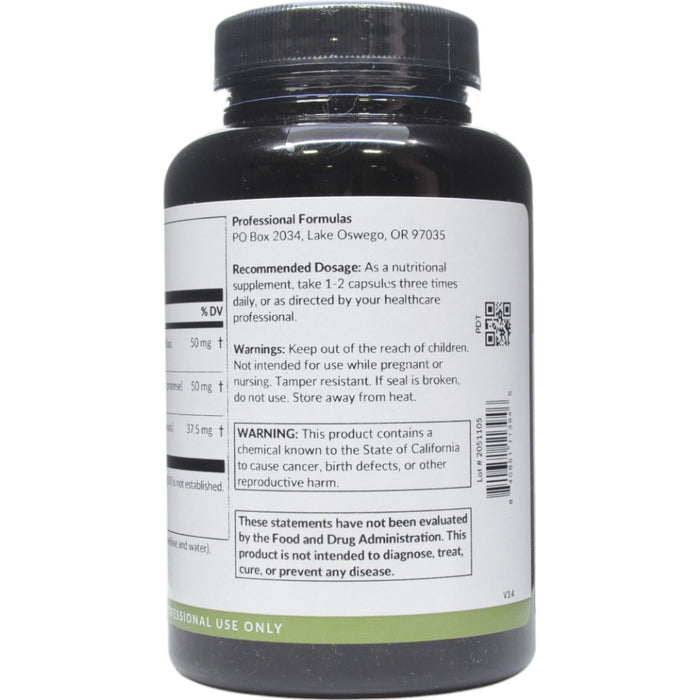 Professional Formulas DermaTone 90 capsules suggested use label