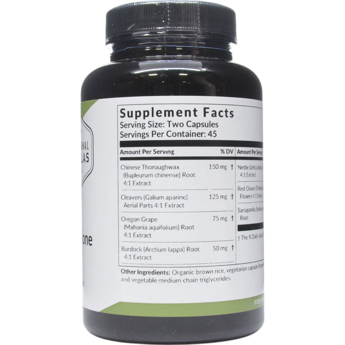 Professional Formulas DermaTone 90 capsules supplement facts label