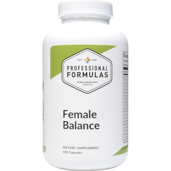 Professional Formulas Female Balance, 180 capsules, front of bottle