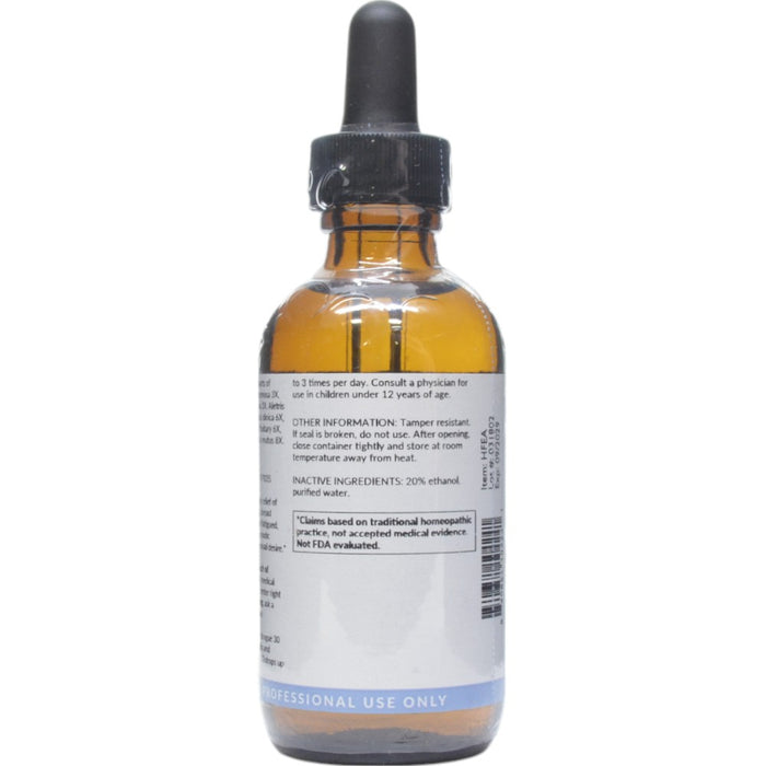 Professional Formulas Female Endocrine Axis Drops 2 oz directions and inactive ingredients label