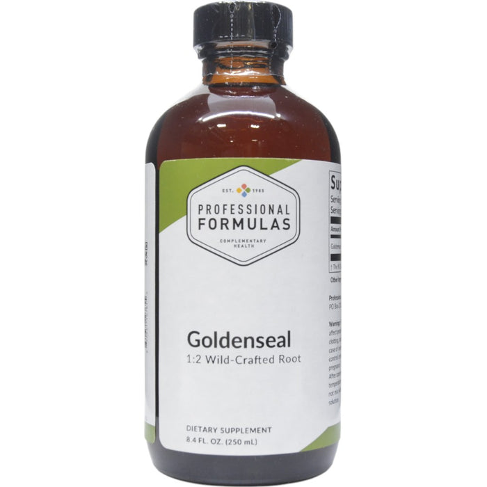 Professional Formulas Goldenseal (Hydrastis canadensis), 8.4 oz, front of bottle