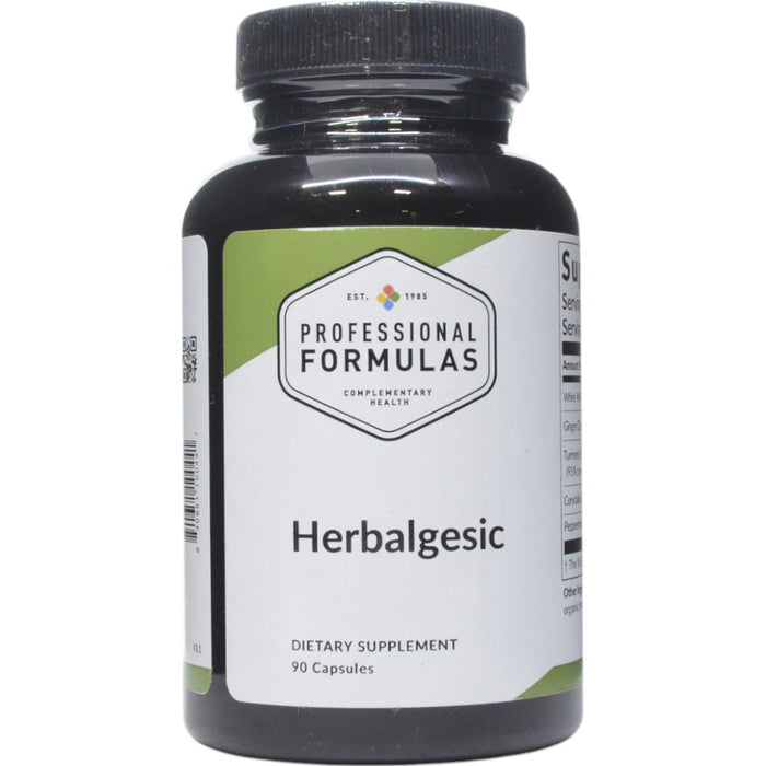 Professional Formulas Herbalgesic, 90 capsules, front of bottle