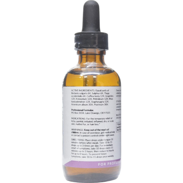 Professional Formulas Hot Spot Aid 2 oz active ingredients label