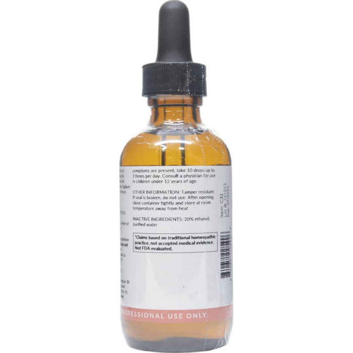 Professional Formulas HRPZ Drops 2 oz directions and inactive ingredients label