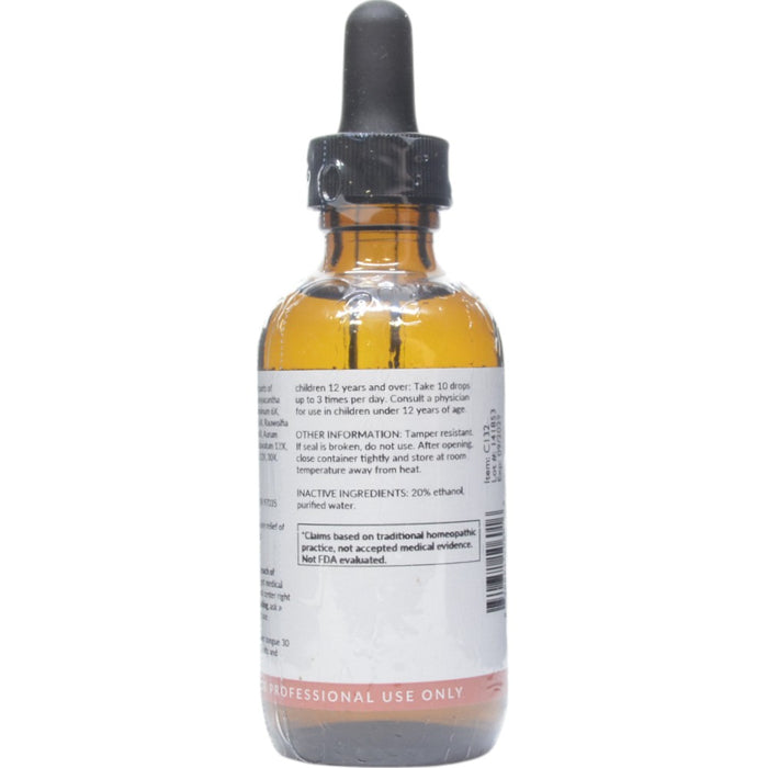 Professional Formulas Hypertension Drops 2 oz directions and inactive ingredients label