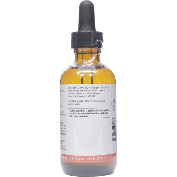 Professional Formulas Hypotonia Drops 2 oz directions and inactive ingredients label