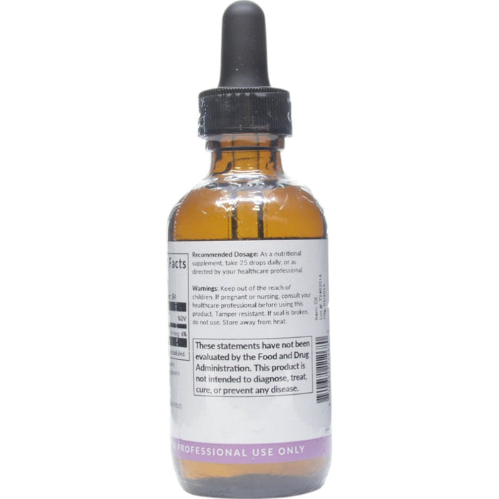 Professional Formulas Iodine Oligo 2 oz suggested use label
