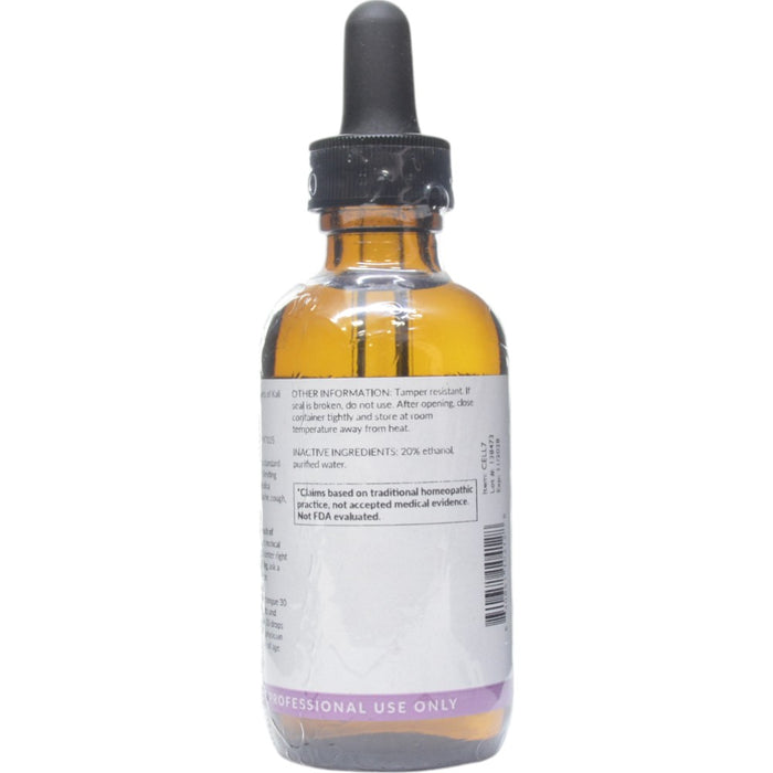 Professional Formulas Kali Sulphuricum 2 oz directions and inactive ingredients label