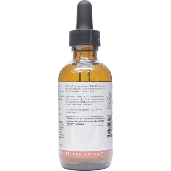 Professional Formulas Kidney Stone Drops 2 oz directions and inactive ingredients label