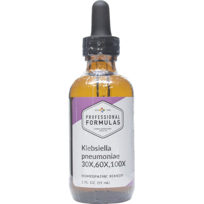 Professional Formulas Klebsiella pneumoniae 30X,60X,100X, 2 oz, front of bottle
