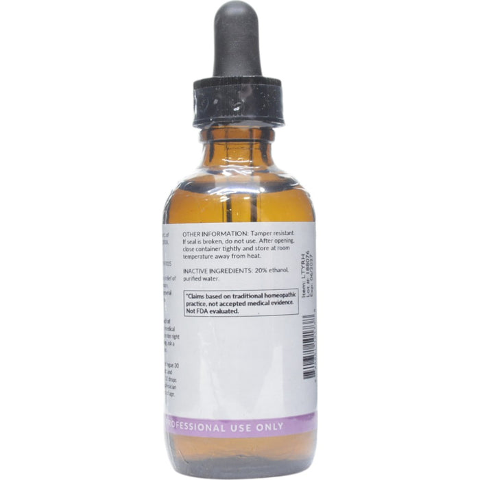 Professional Formulas L-Tyrosine High 2 oz directions and inactive ingredients label