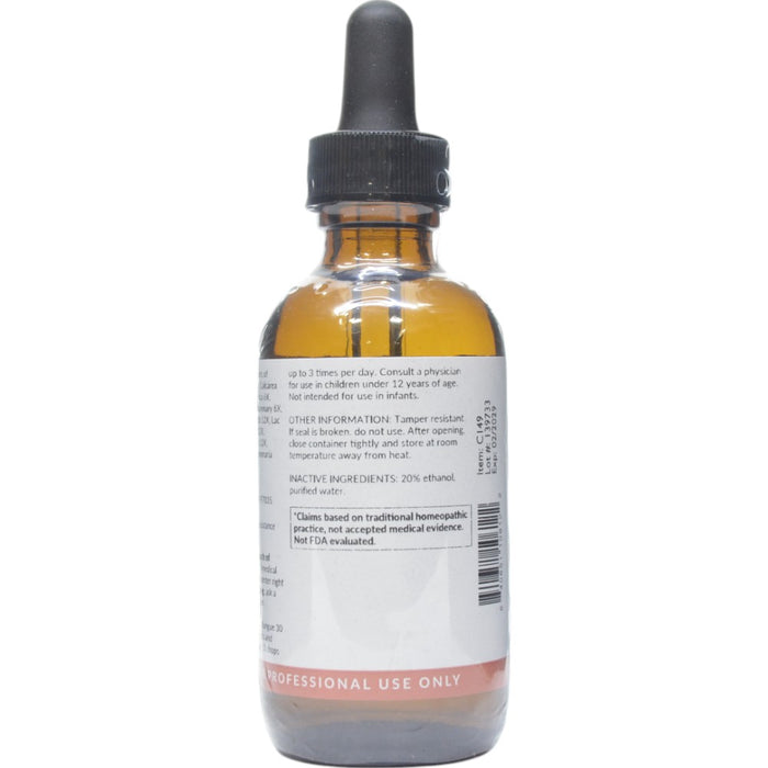 Professional Formulas Lactation Flow Drops 2 oz directions and inactive ingredients label