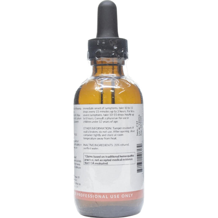 Professional Formulas Large Joint Pain Drops 2 oz directions and inactive ingredients label