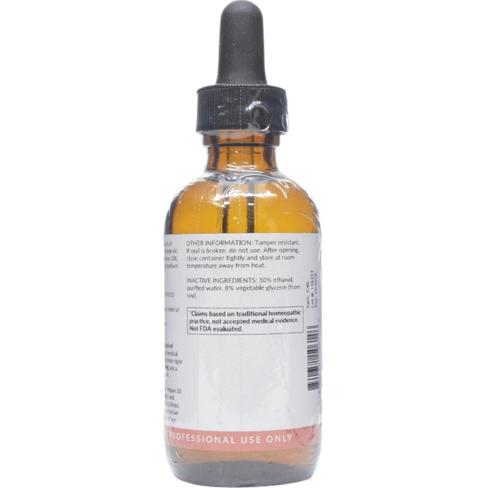 Professional Formulas Learning Disability Drops 2 oz directions and inactive ingredients label