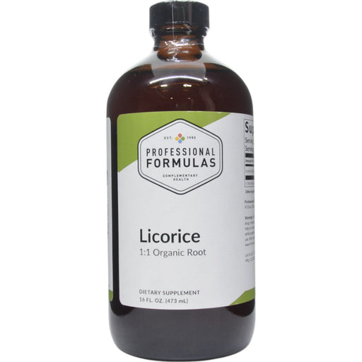Professional Formulas Licorice (Glycyrrhiza glabra), 16 oz, front of bottle