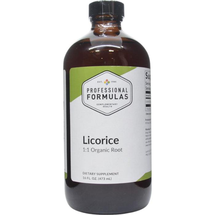 Professional Formulas Licorice (Glycyrrhiza glabra), 16 oz, front of bottle