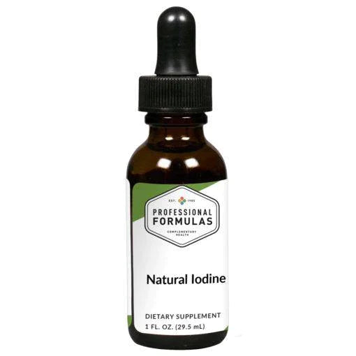 Professional Formulas Natural Iodine, 1 oz, front of bottle
