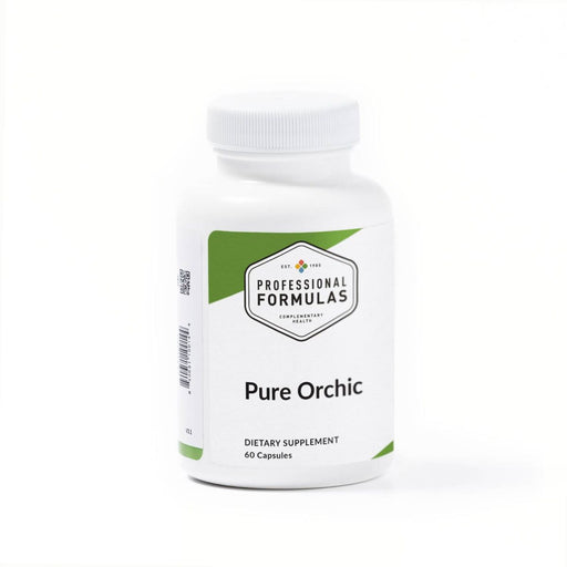 Professional Formulas Pure Orchic, 60 capsules, front of bottle