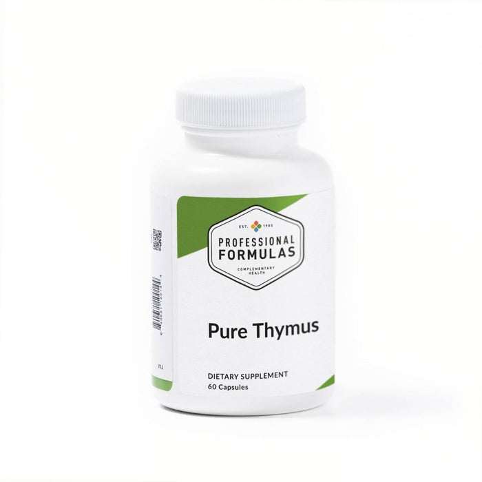 Professional Formulas Pure Thymus, 60 capsules, front of bottle