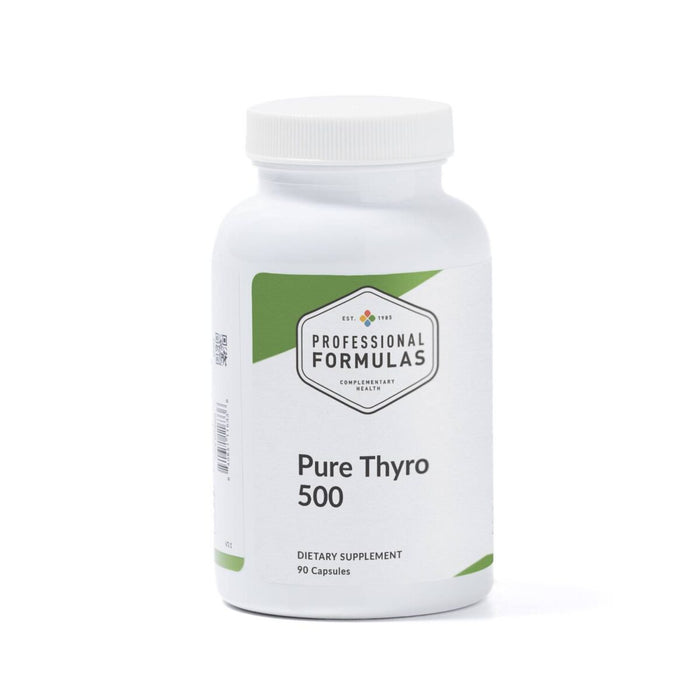 Professional Formulas Pure Thyro 500, 90 capsules, front of bottle