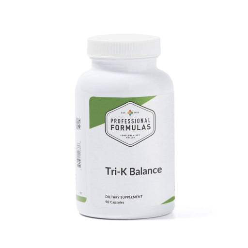 Professional Formulas Tri-K Balance, 90 capsules, front of bottle