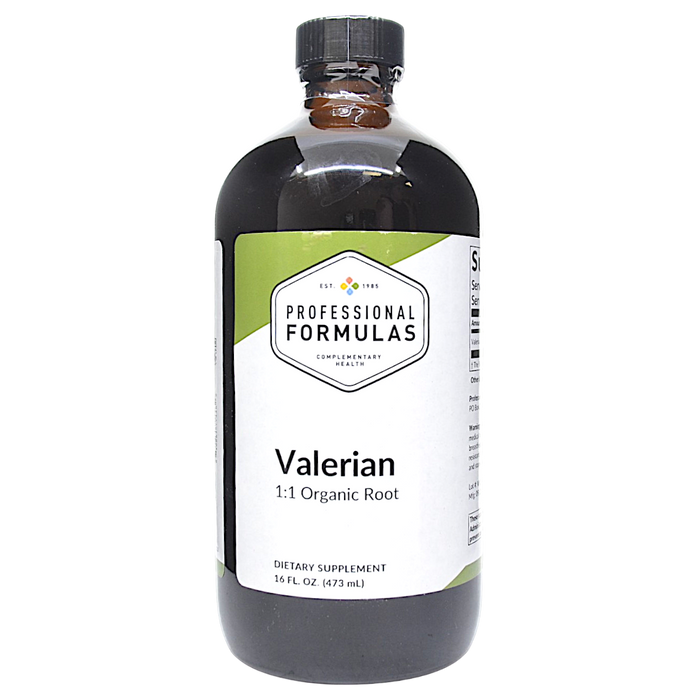 Professional Formulas Valerian root (Valeriana officinalis), 16 oz, front of bottle